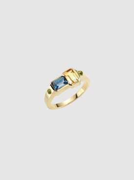 14K Yellow Gold Orb Ring