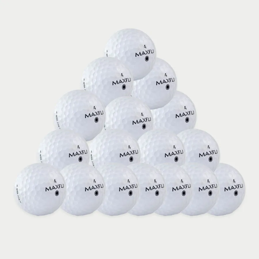 36 Maxfli Mix White Golf Balls - Recycled 5A/4A