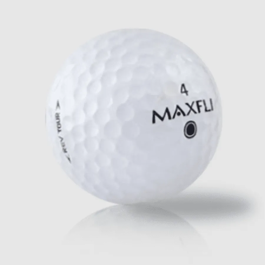 36 Maxfli Mix White Golf Balls - Recycled 5A/4A