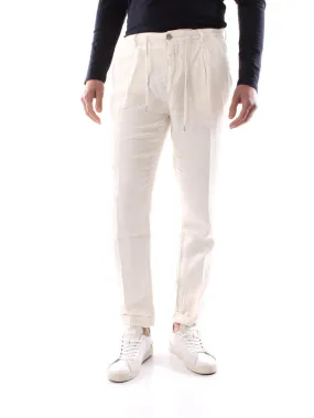 40Weft Pantalone Uomo Coach-1723 Bianco