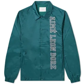 Aimé Leon Dore Logo Coach JacketBotanical Green