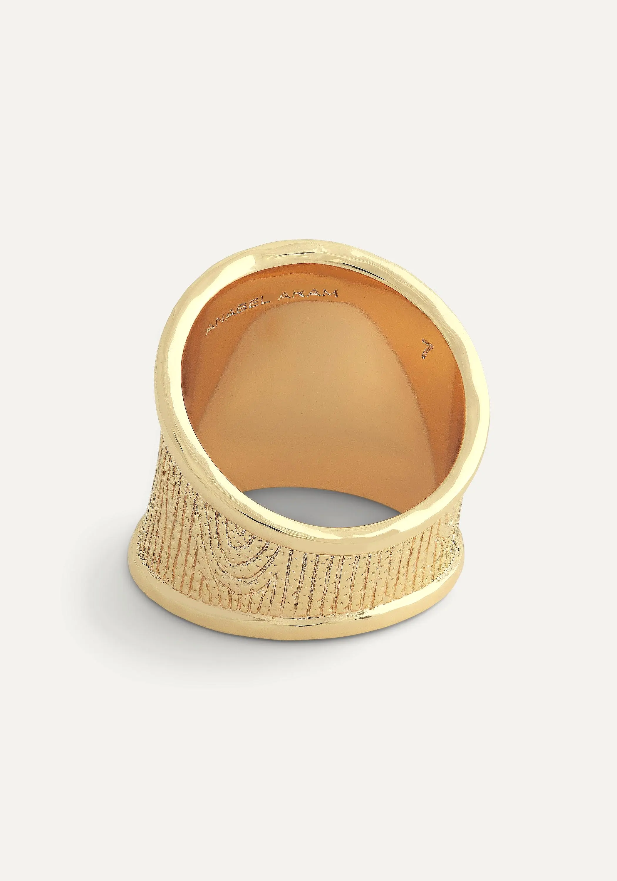 Anabel Aram Forest Bark Ring