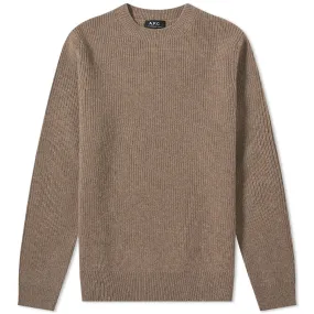 A.P.C. Andy Crew KnitBeige Marl