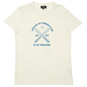 A.P.C Baseball TeeEcru