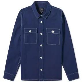 A.P.C. Bastian OvershirtWashed Indigo