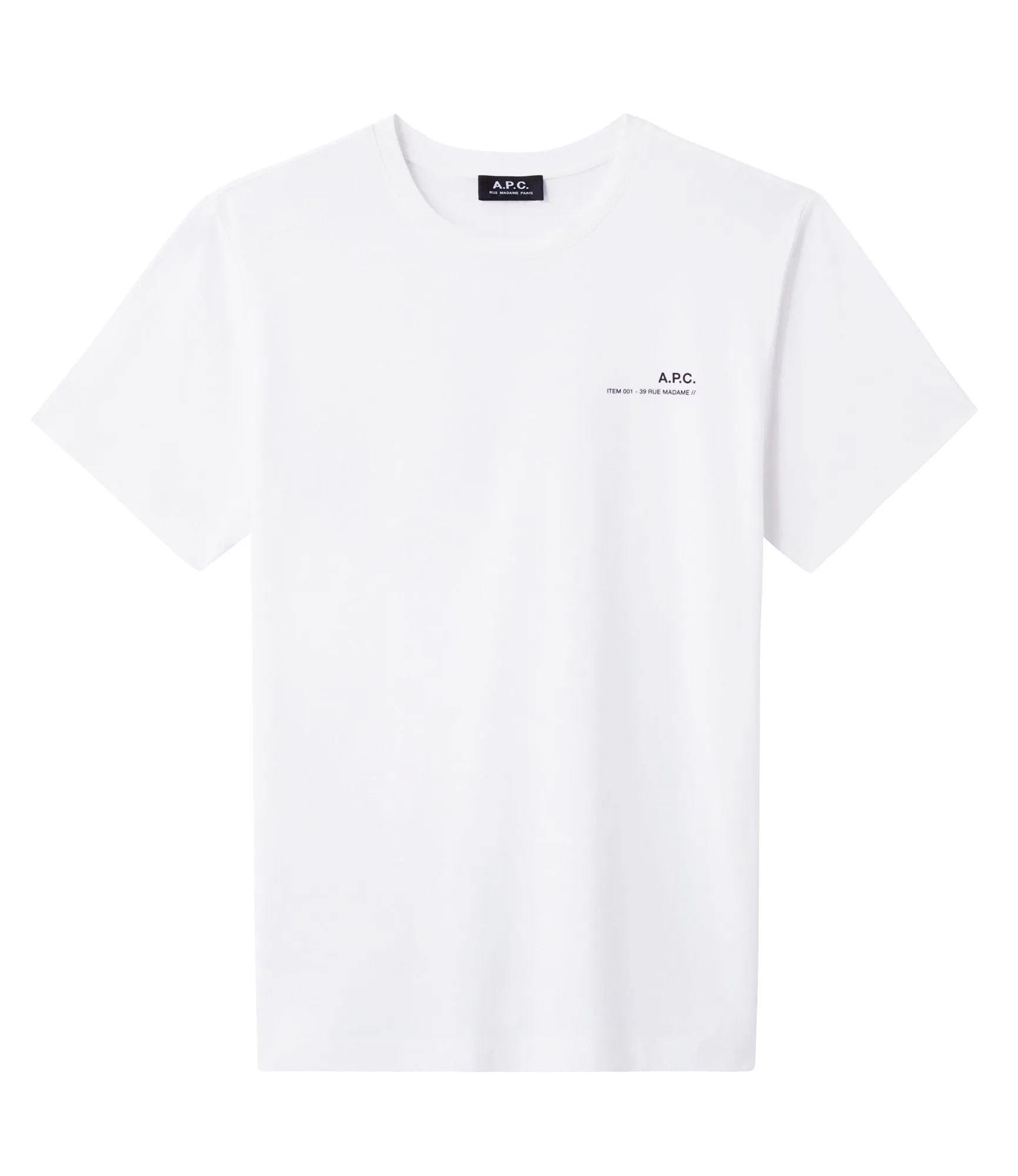 A.P.C.  |Crew Neck Plain Short Sleeves Logo Designers