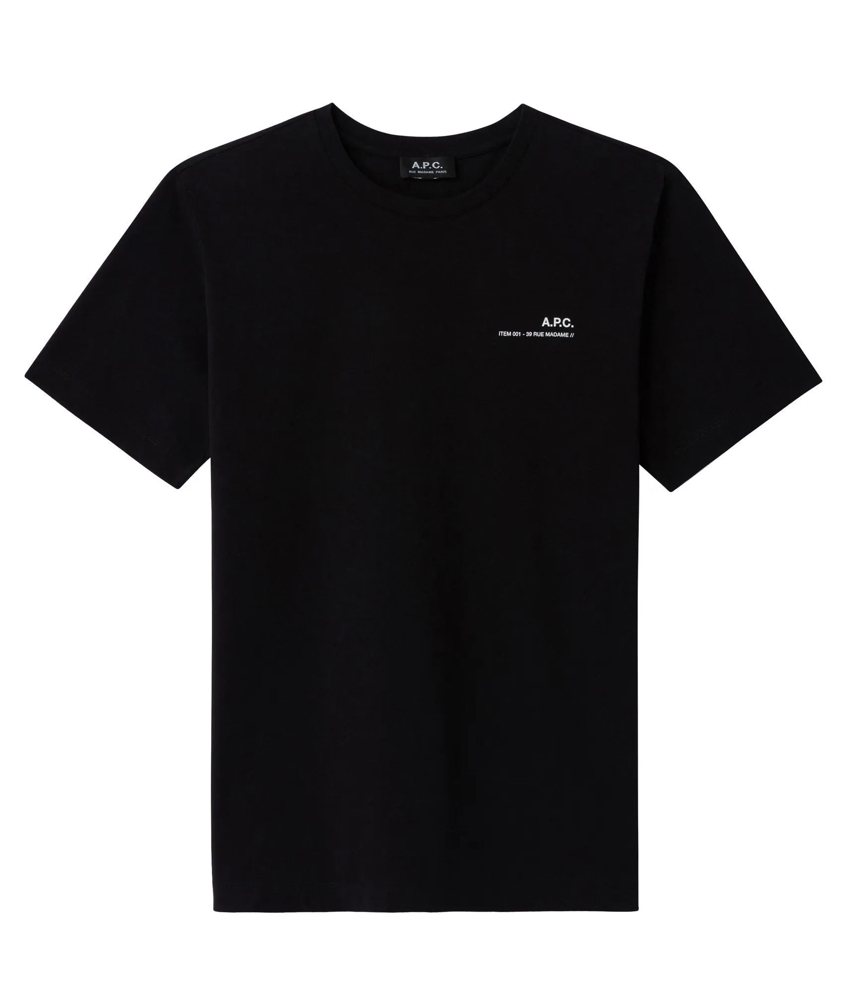 A.P.C.  |Crew Neck Plain Short Sleeves Logo Designers