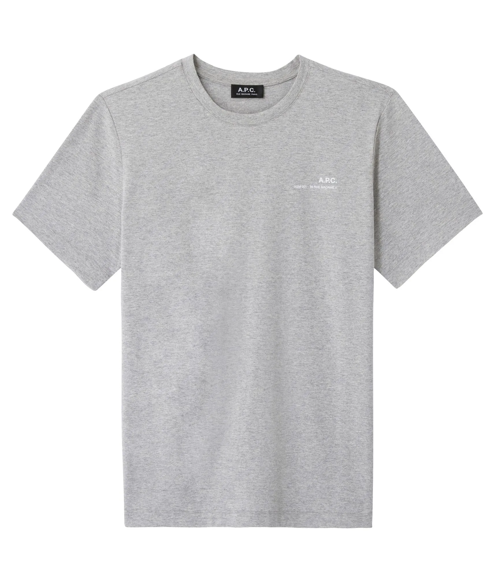 A.P.C.  |Crew Neck Plain Short Sleeves Logo Designers