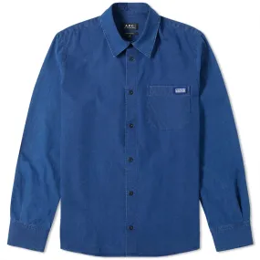 A.P.C. Epais Chambray ShirtIndigo Delave