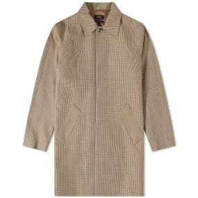 A.P.C. Findon Houndstooth Check MacDark Beige