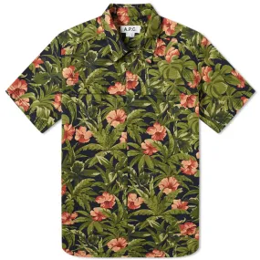 A.P.C. Floral ShirtNavy