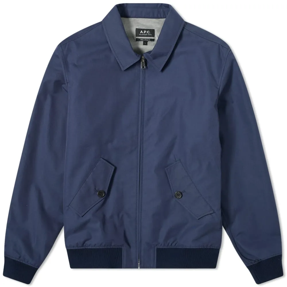 A.P.C. Gaspard Harrington JacketBlue