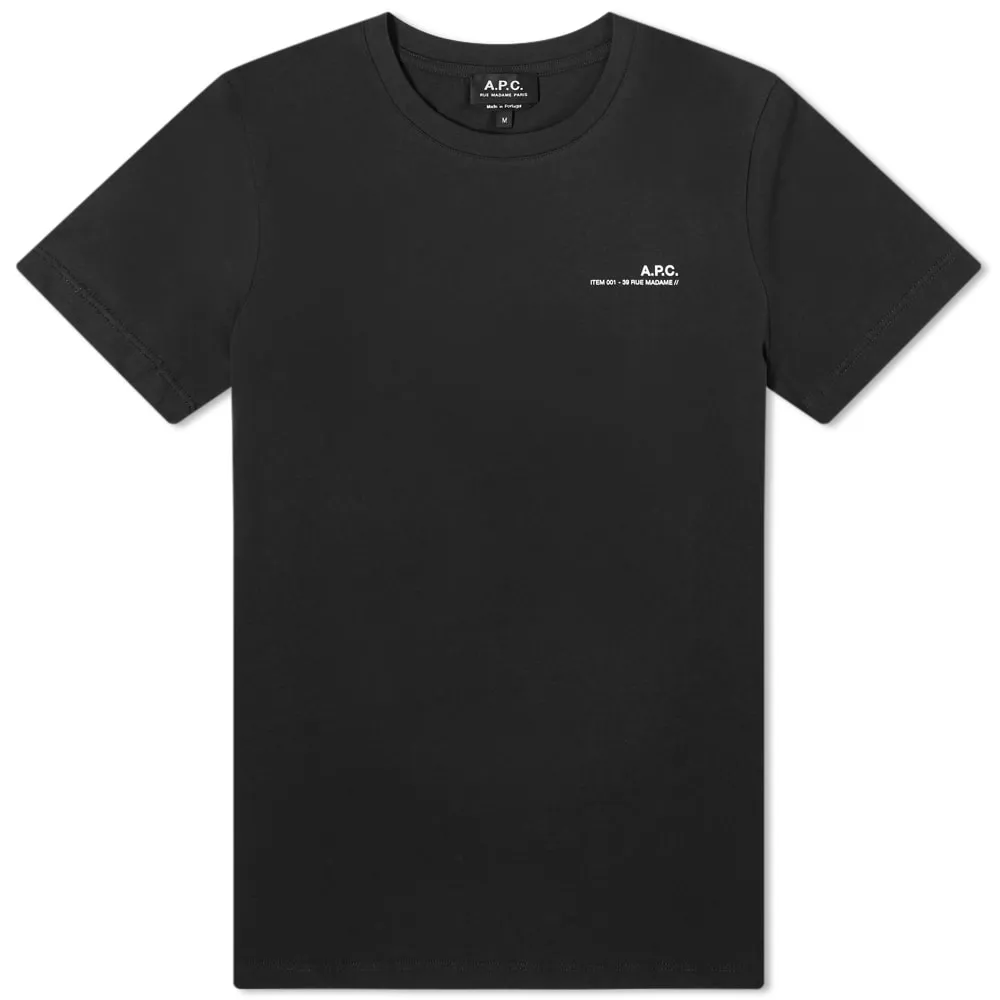 A.P.C. Item TeeBlack