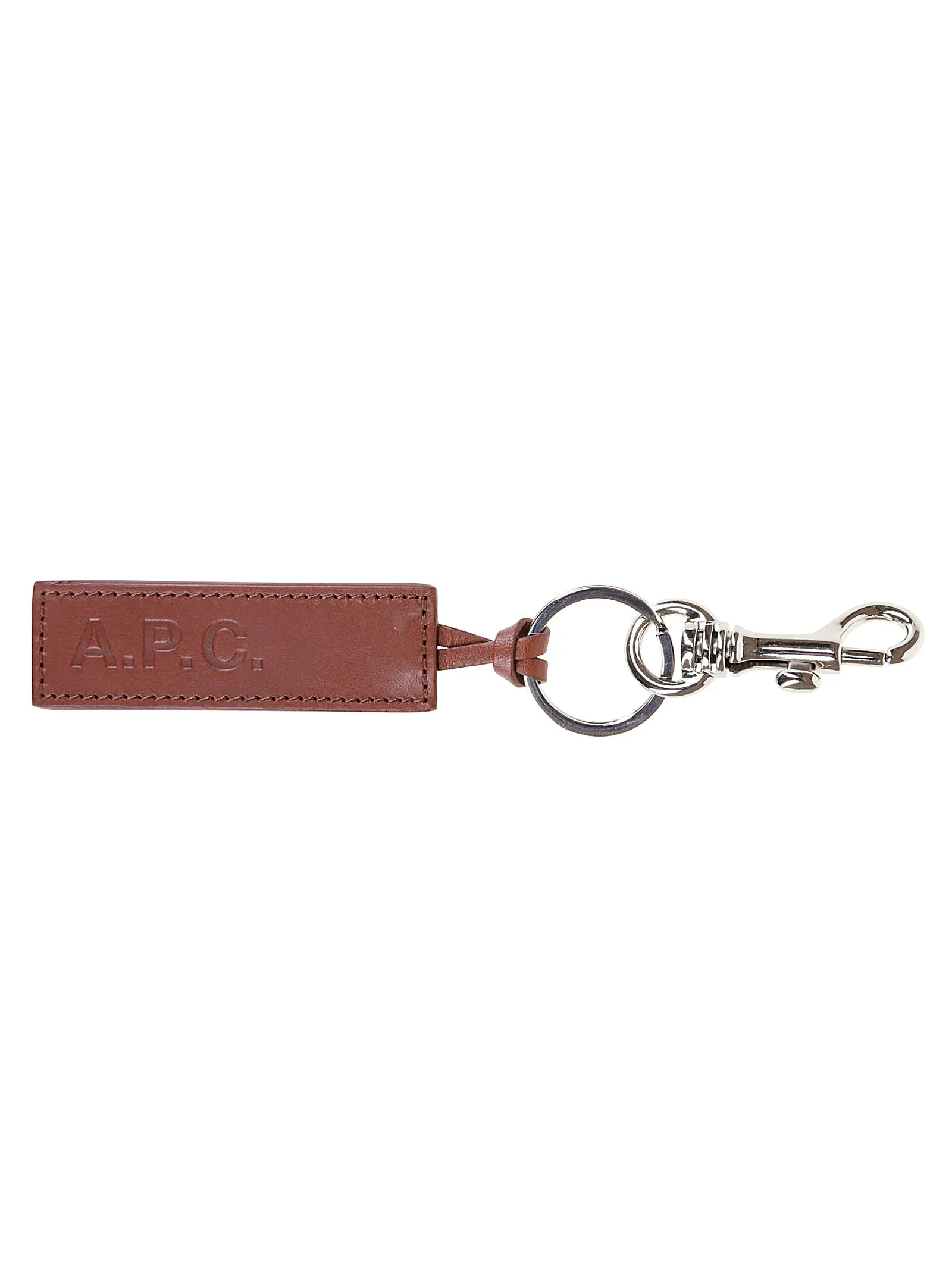 A.P.C. Logo Embossed Keyring