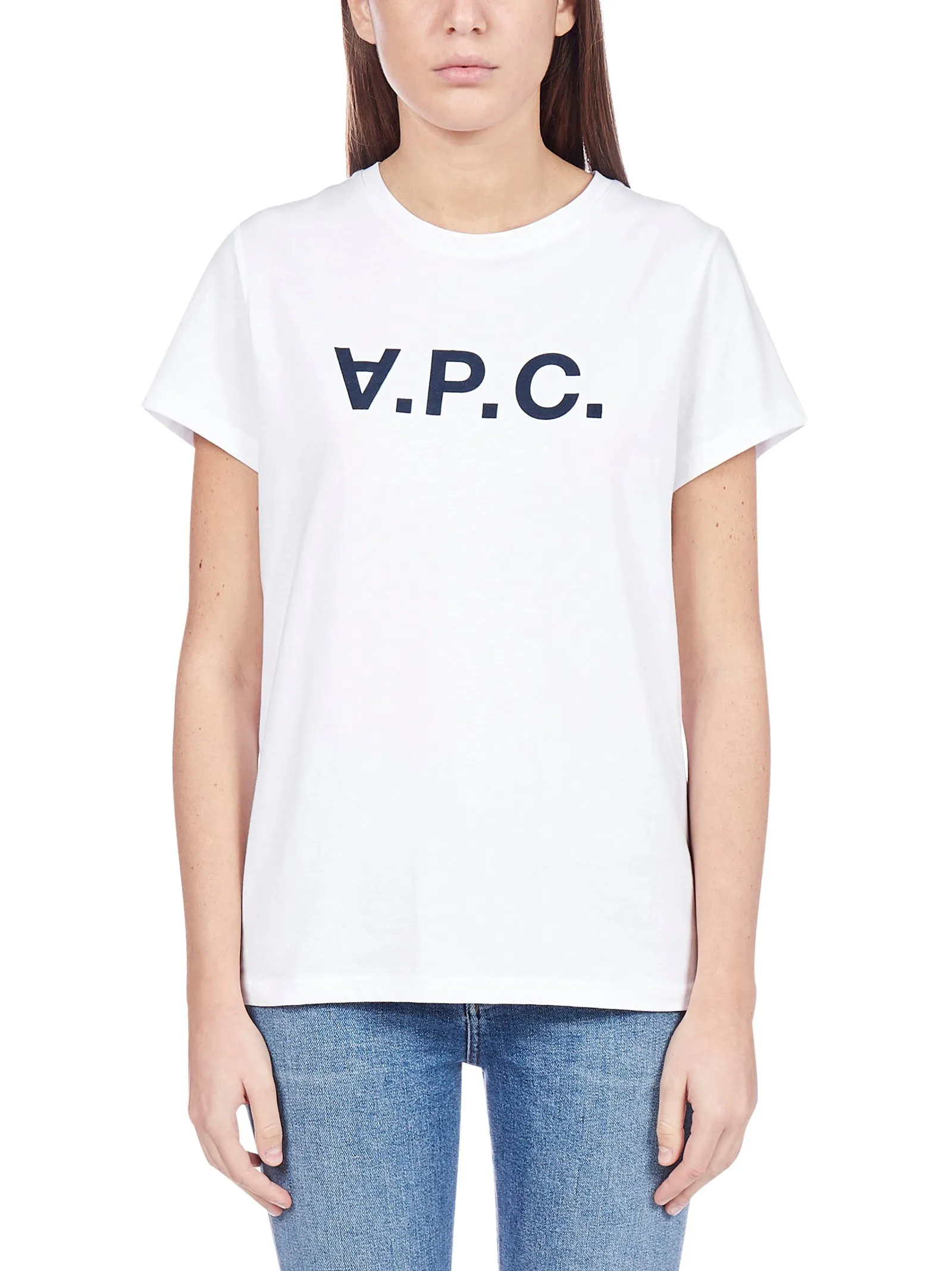 A.P.C. Logo Print Crewneck T-Shirt