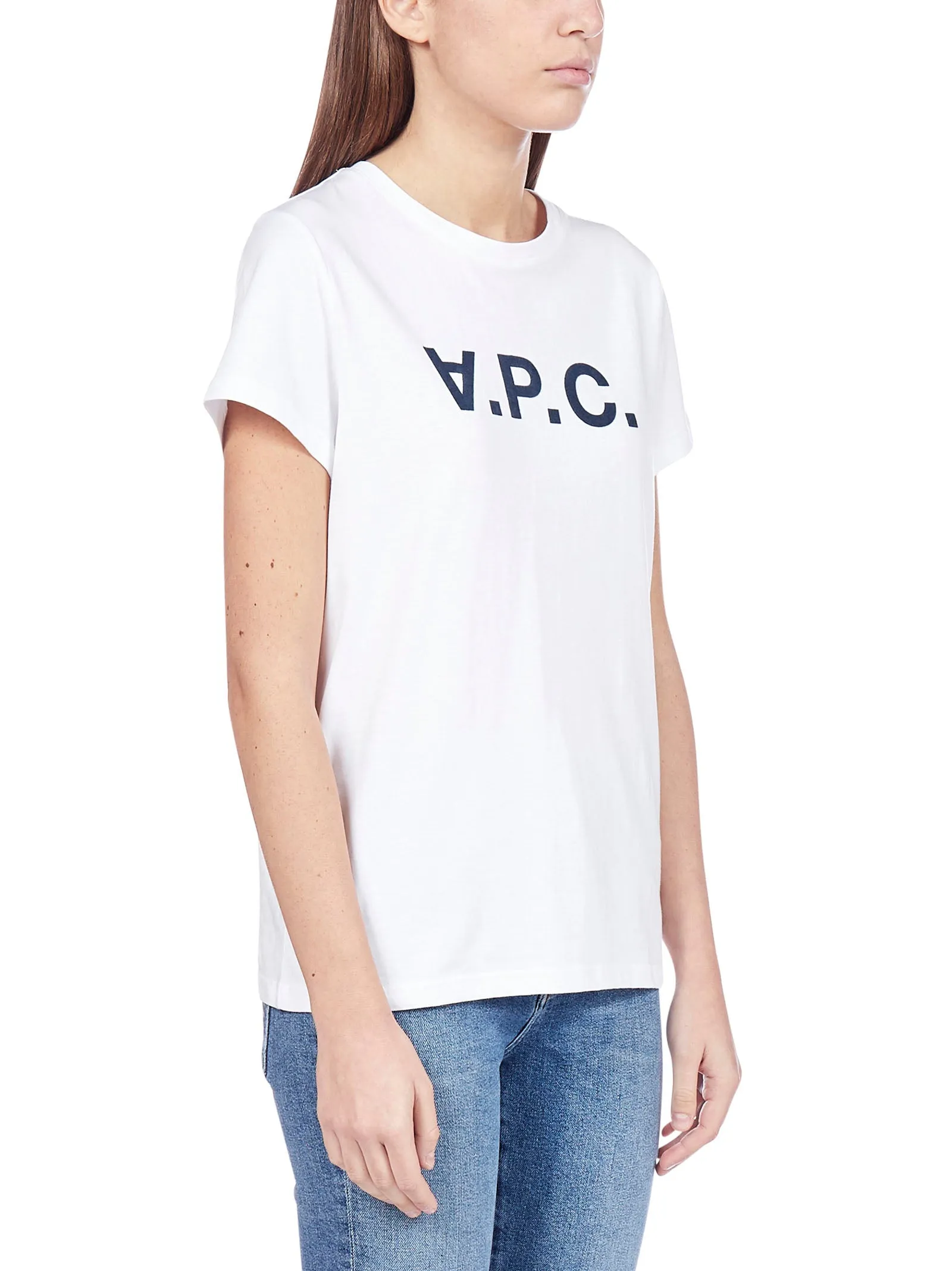 A.P.C. Logo Print Crewneck T-Shirt