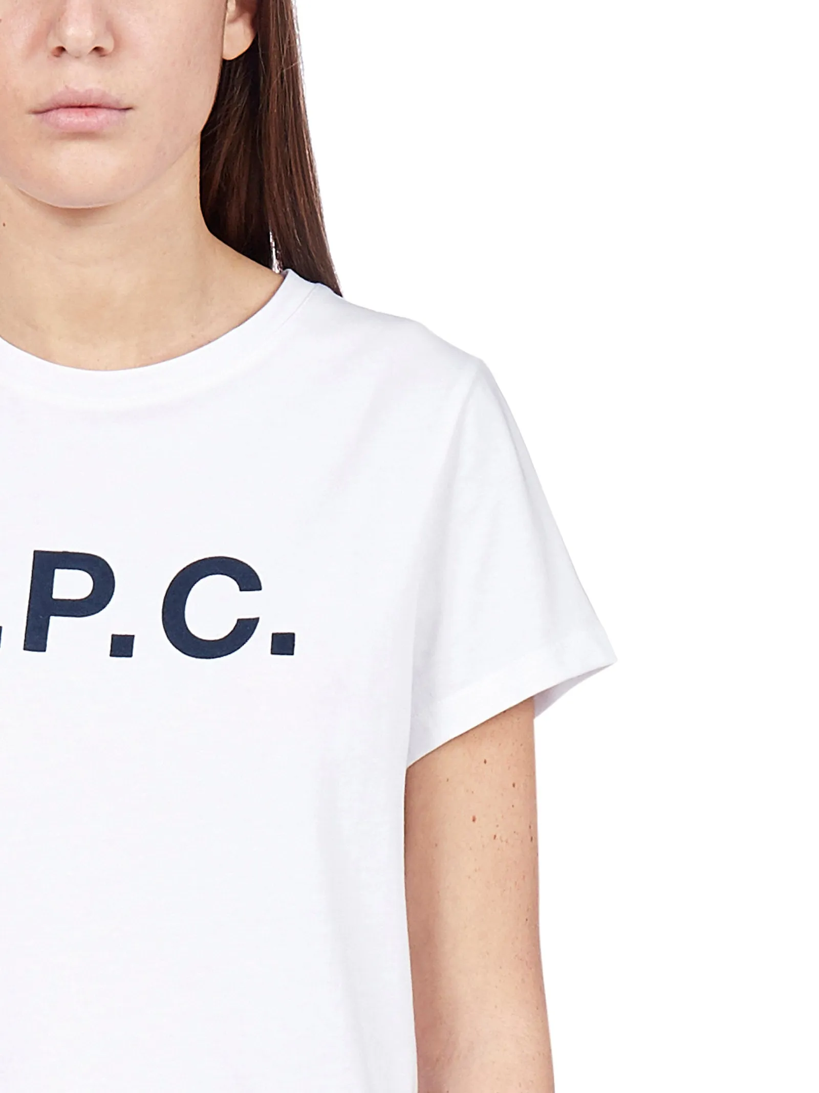 A.P.C. Logo Print Crewneck T-Shirt