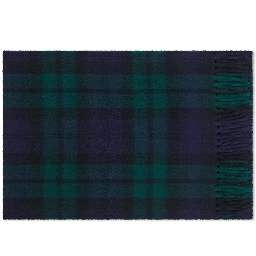 A.P.C. Mahe Tartan ScarfDark Green