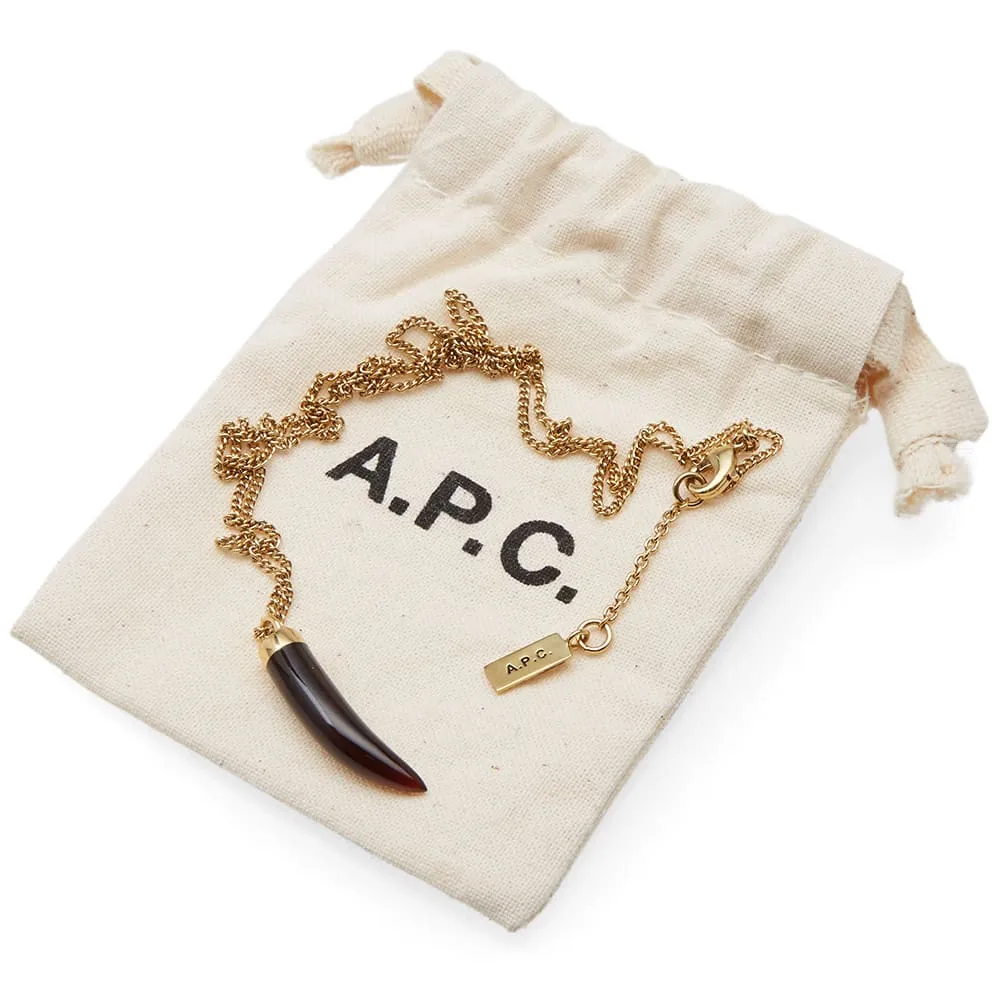 A.P.C. Moorea NecklaceBrown