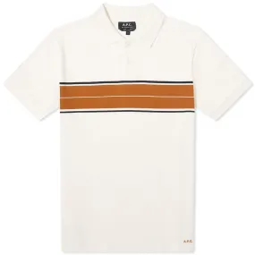 A.P.C. Ruben Stripe PoloOff White