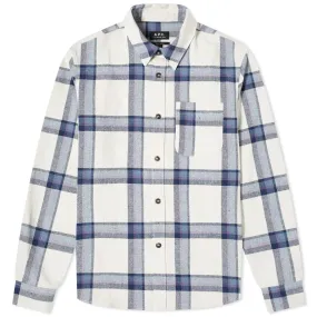 A.P.C. Trek Check OvershirtEcru