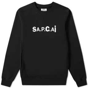 A.P.C. x Sacai Tani Crew SweatBlack