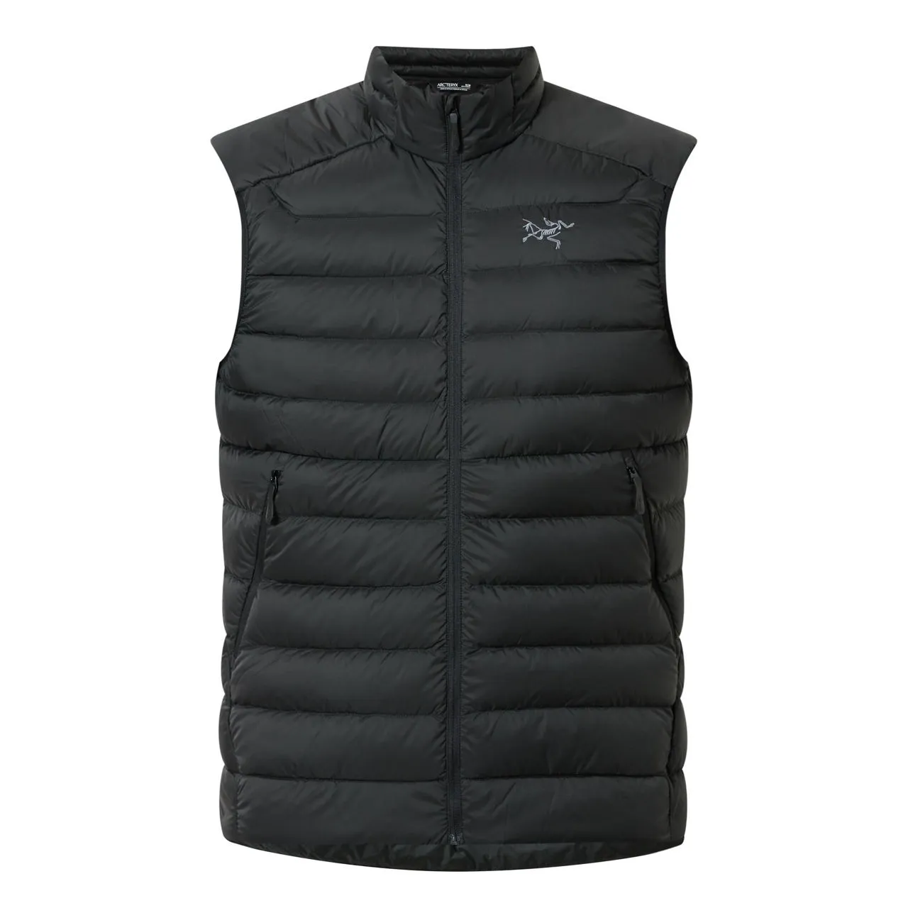 ARCTERYX Cerium Zip-Through Logo Gilet - Black