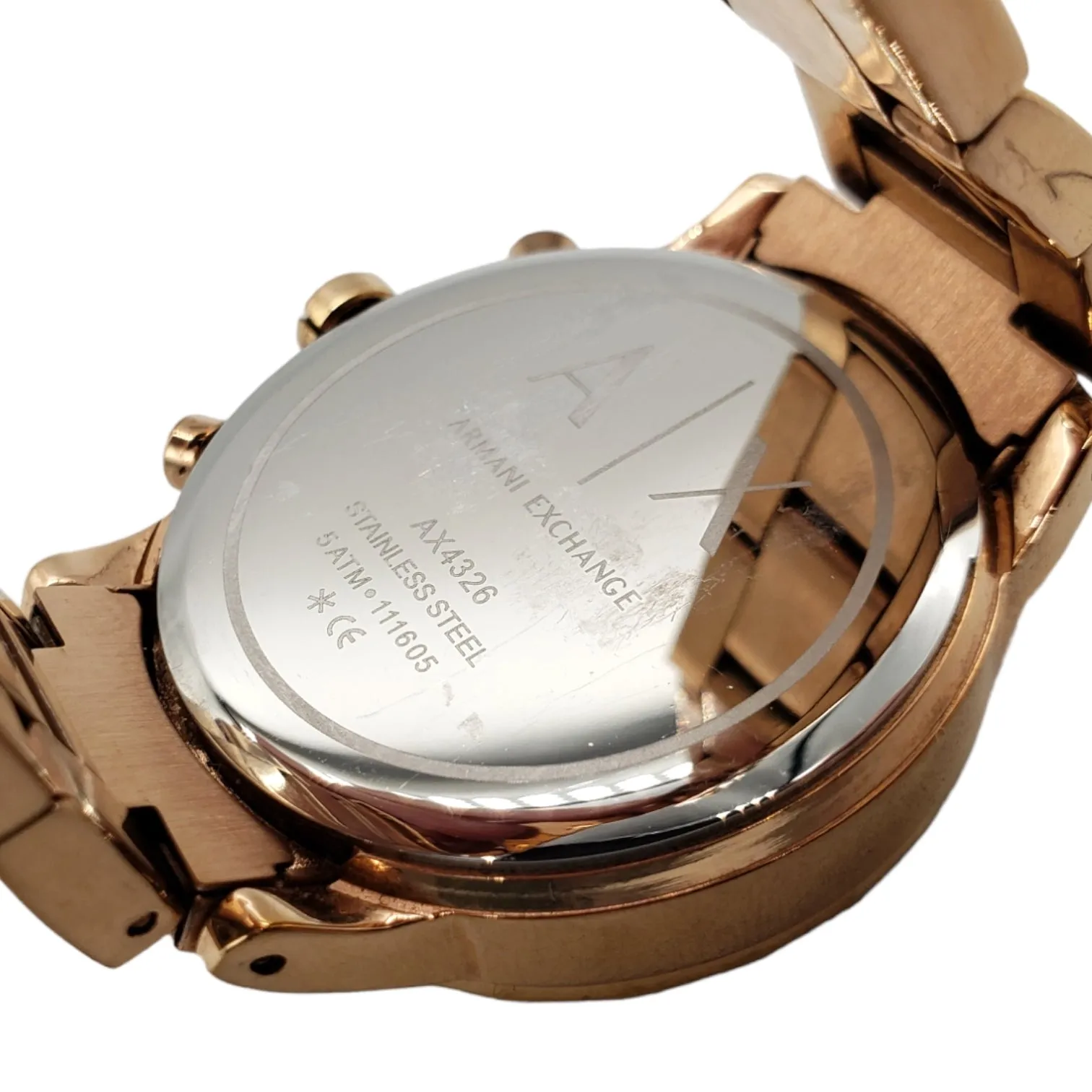 Armani Exchange Rose Gold Watch