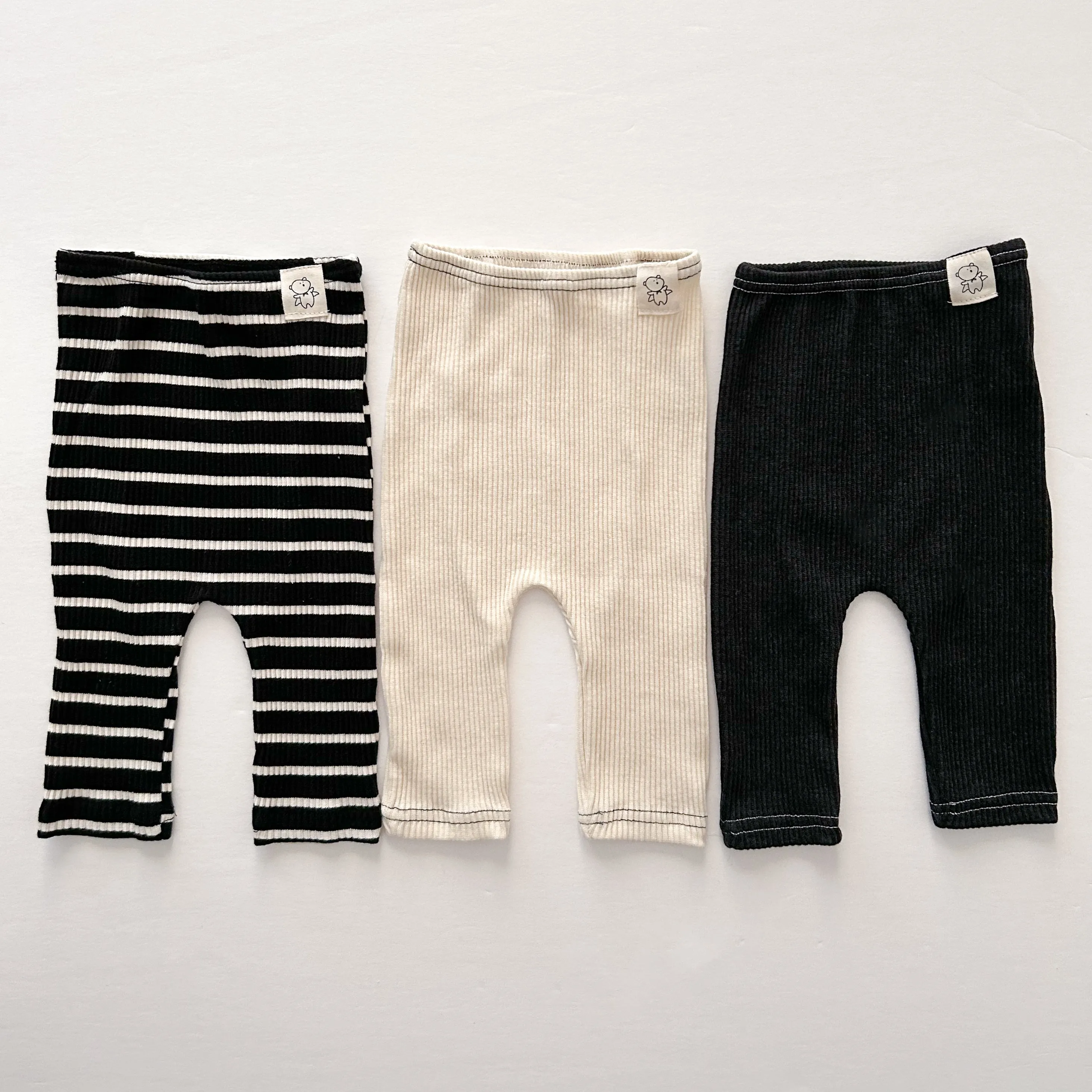 BABY RIBBED LEGGINGS (0-24 - 3 COLORS