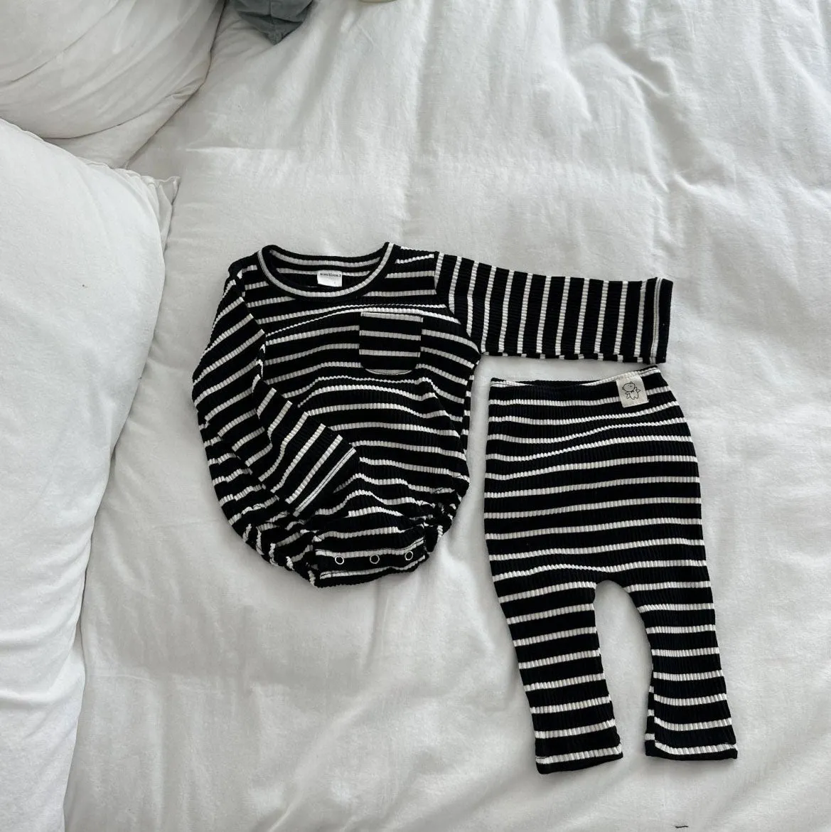 BABY RIBBED LEGGINGS (0-24 - 3 COLORS