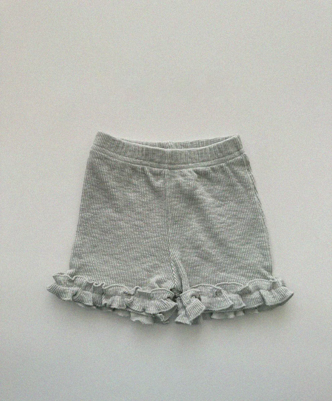 Baby/Toddler Aosta Frill Detail Ribbed Shorts (3m-5y)- 2 Colors