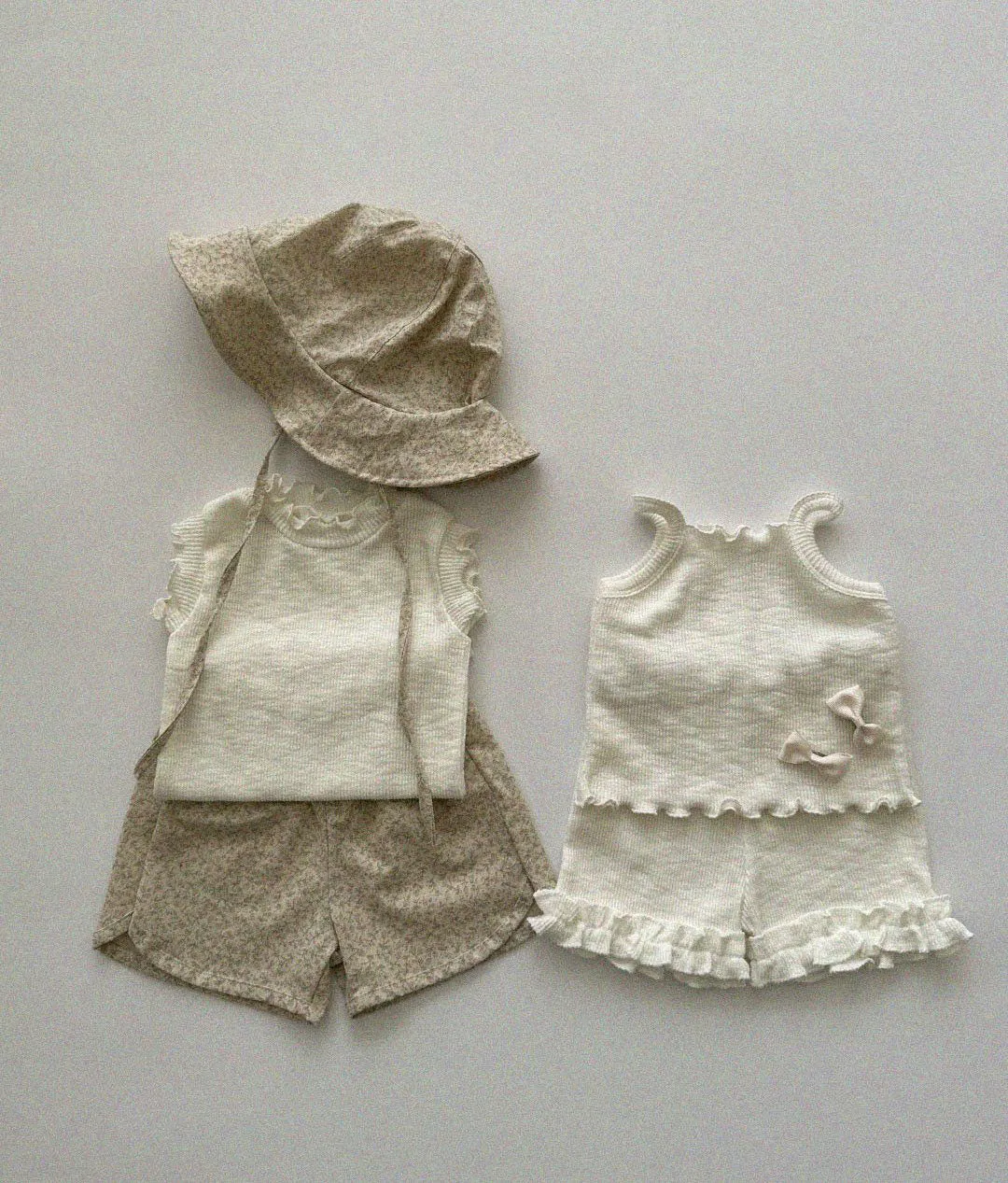 Baby/Toddler Aosta Frill Detail Ribbed Shorts (3m-5y)- 2 Colors