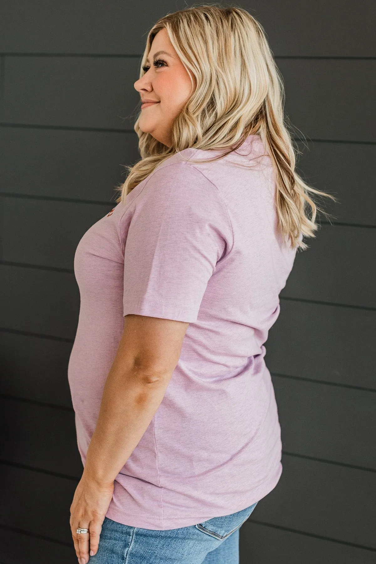 Barefoot Babe Graphic Tee- Lilac