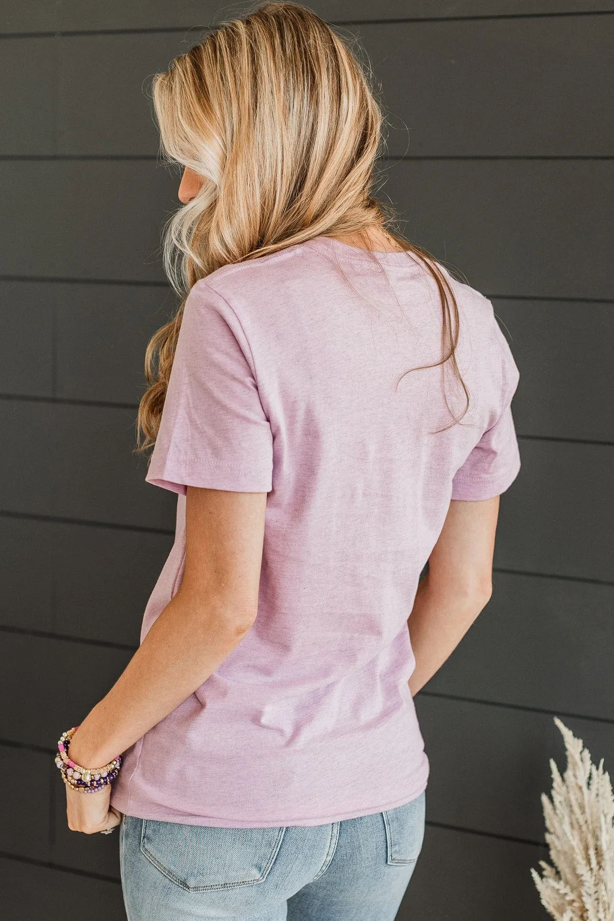 Barefoot Babe Graphic Tee- Lilac