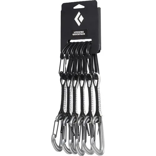 BD Black Diamond Litewire Quickpack 6 Pack climbing quickdraws