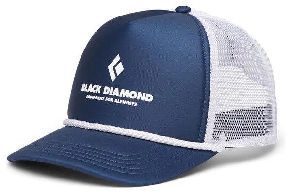 Black Diamond Flat Bill Trucker Cap Blue