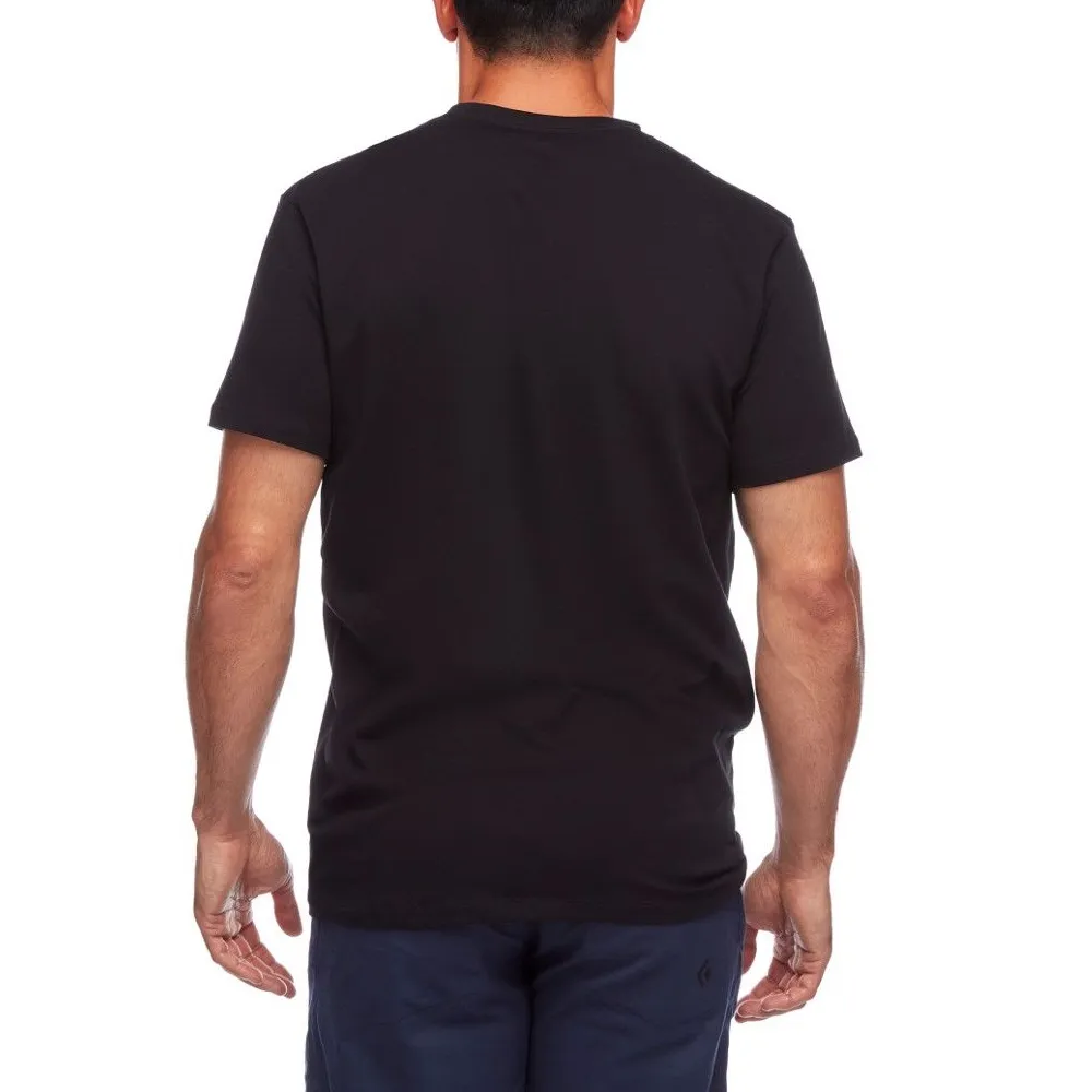 Black Diamond Men's Stacked Logo Tee Black | Buy Black Diamond Men's Stacked Logo Tee Black here | Outnorth