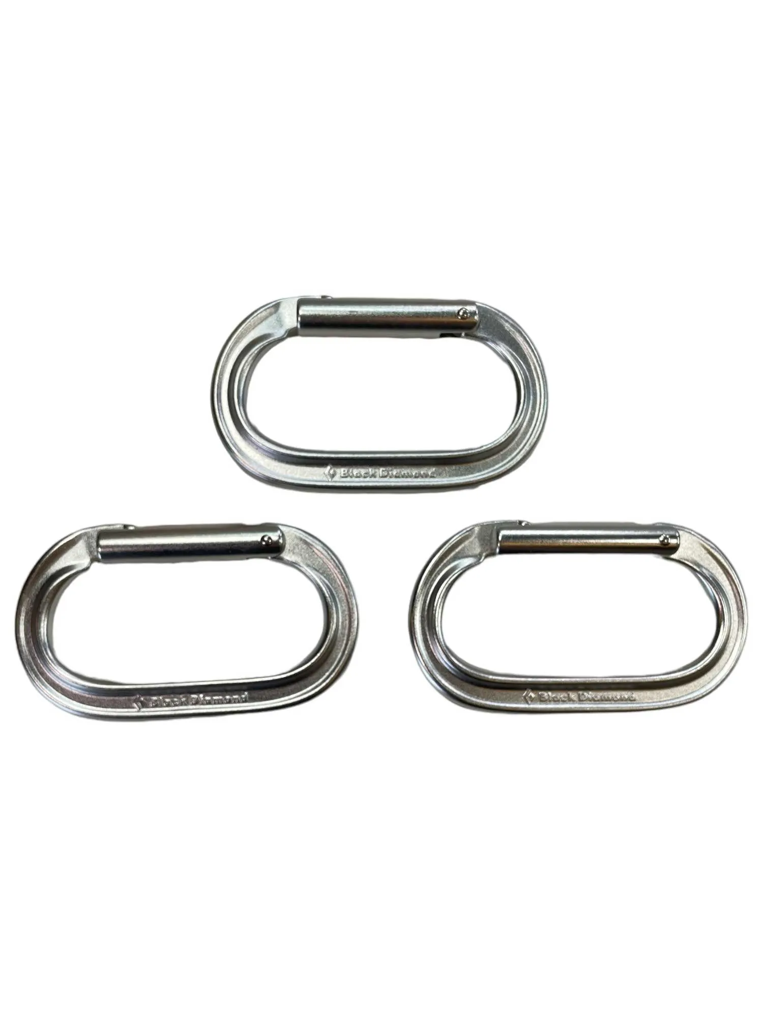 Black Diamond Oval Carabiner 3 Pack