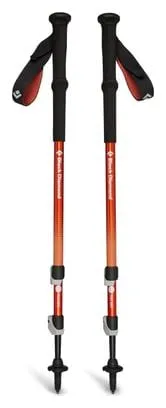 Black Diamond Trail Back trekking poles Red