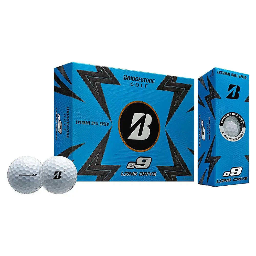 Bridgestone e9 Long Drive Golf Balls 2023