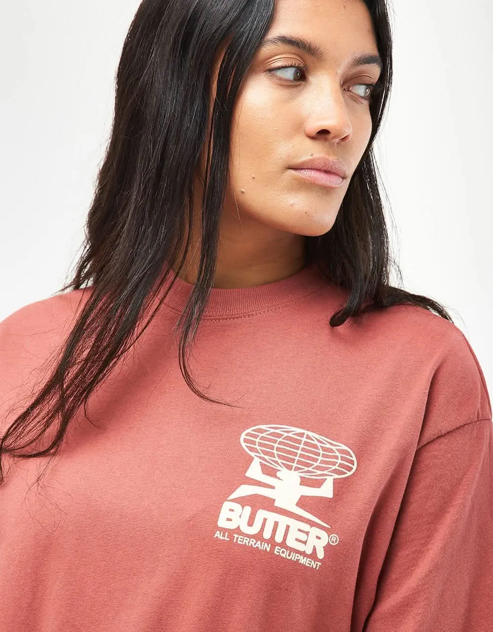 Butter Goods All Terrain T-Shirt - Rhubarb