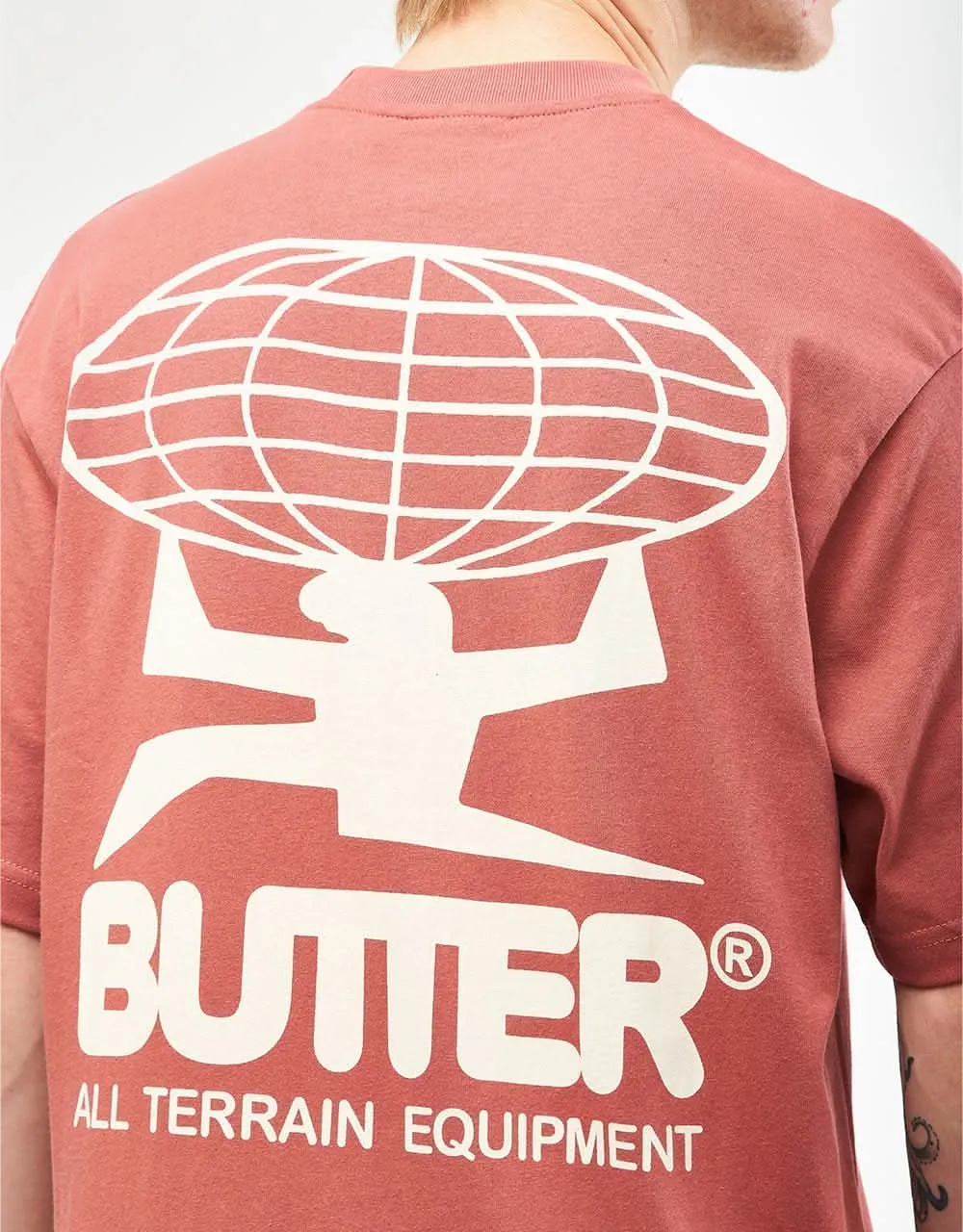 Butter Goods All Terrain T-Shirt - Rhubarb