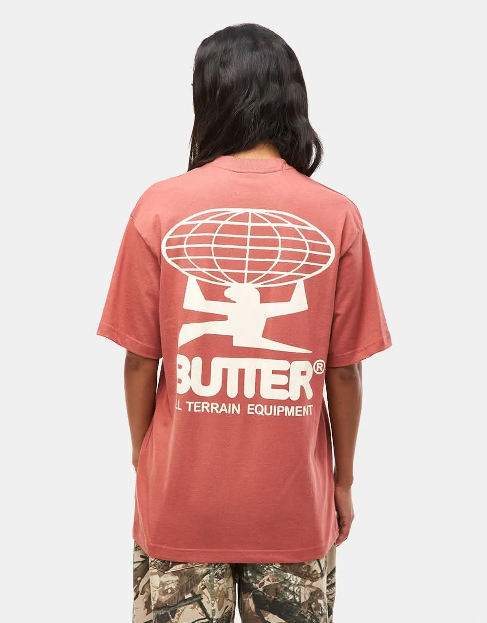 Butter Goods All Terrain T-Shirt - Rhubarb