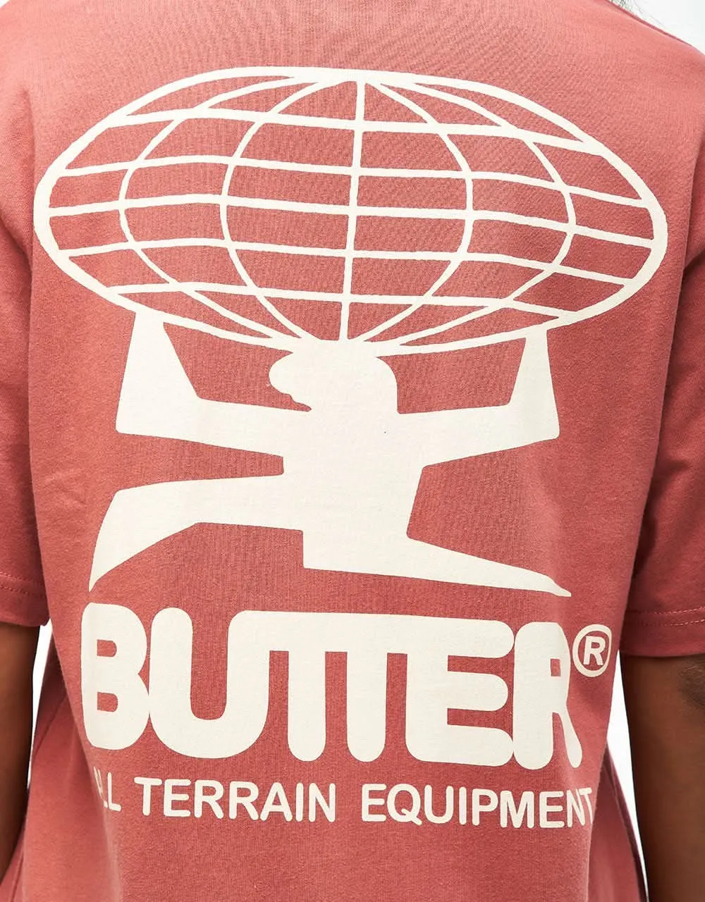 Butter Goods All Terrain T-Shirt - Rhubarb