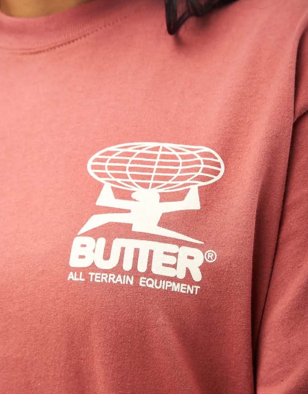 Butter Goods All Terrain T-Shirt - Rhubarb