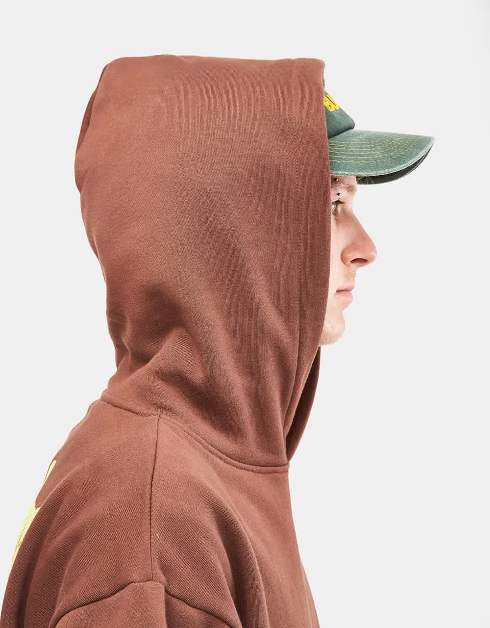 Butter Goods Amphibian Pullover Hoodie - Chocolate