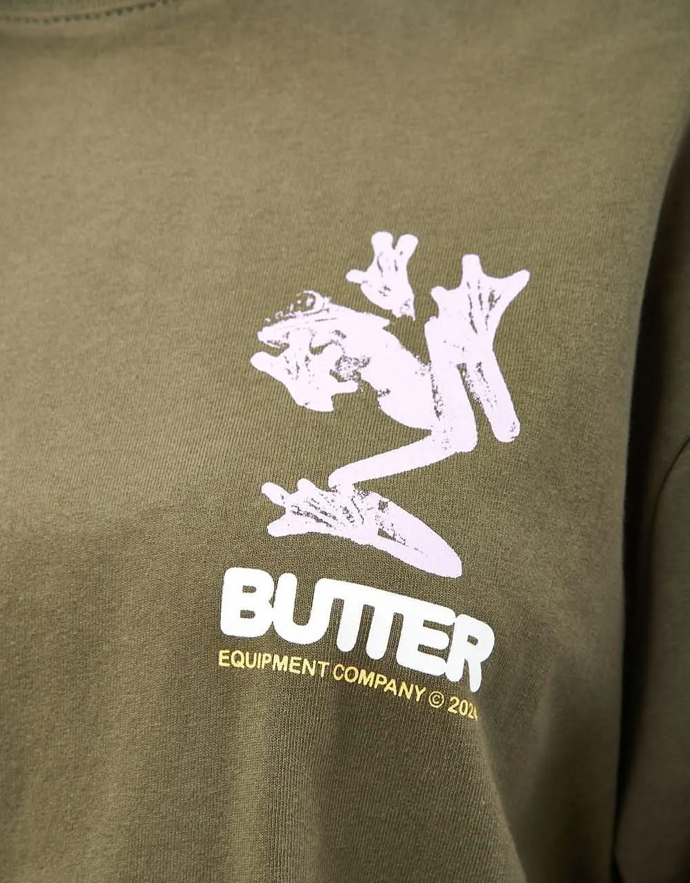 Butter Goods Amphibian T-Shirt - Army