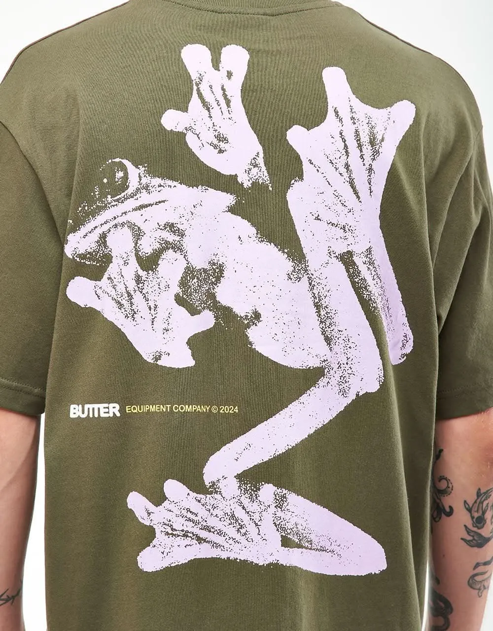 Butter Goods Amphibian T-Shirt - Army