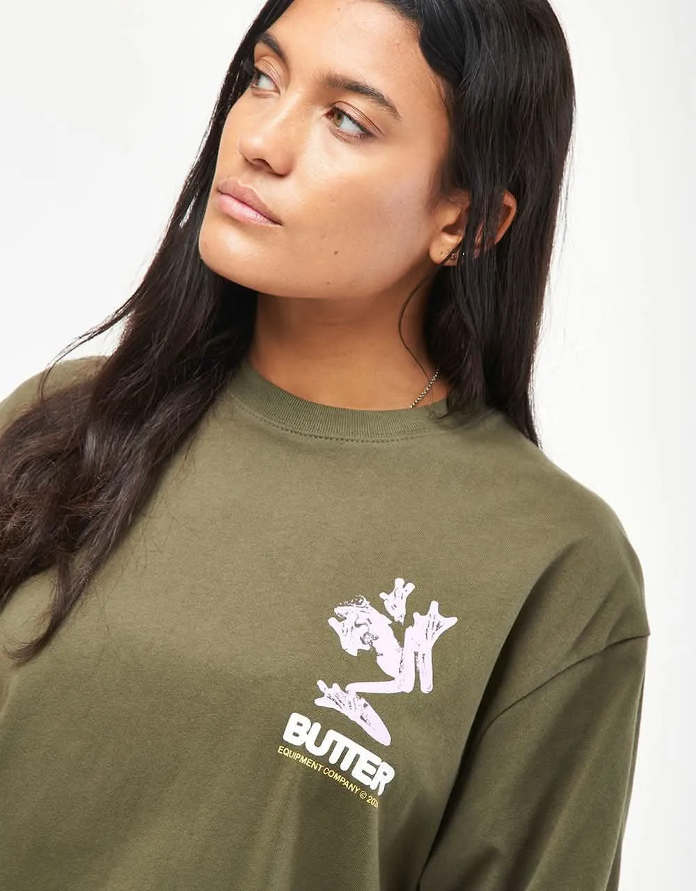 Butter Goods Amphibian T-Shirt - Army