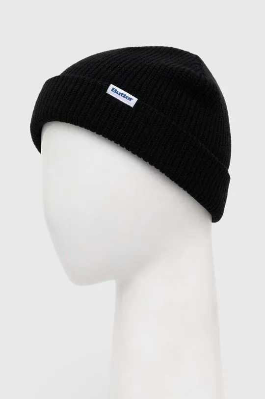 Butter Goods beanie Wharfie Beanie black color BGQ423D14101